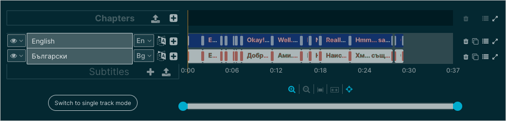 Wowza Video subtitle configuration